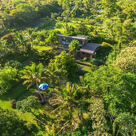 Jungle Haven Ocean Front Eco Villa On Fruit Farm Pahoa Exterior photo