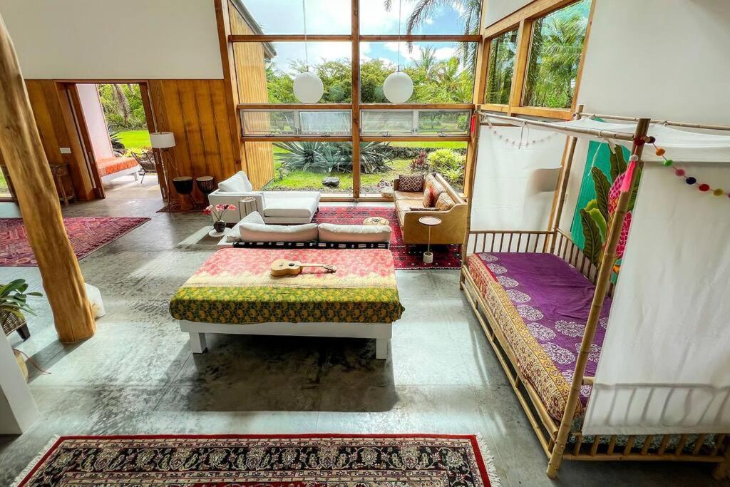 Jungle Haven Ocean Front Eco Villa On Fruit Farm Pahoa Exterior photo