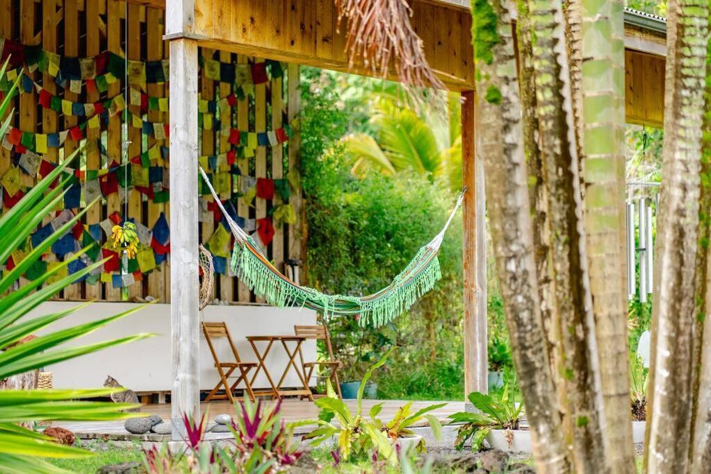 Jungle Haven Ocean Front Eco Villa On Fruit Farm Pahoa Exterior photo