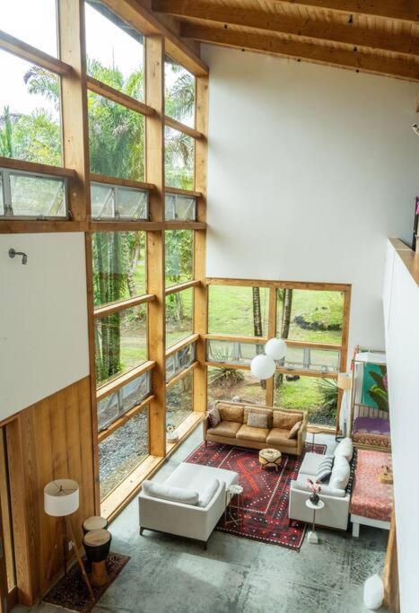 Jungle Haven Ocean Front Eco Villa On Fruit Farm Pahoa Exterior photo